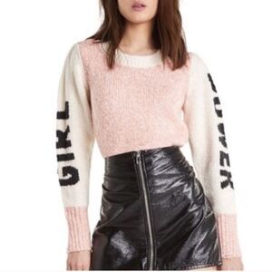NWT Wildfox Pink Soft Sweater